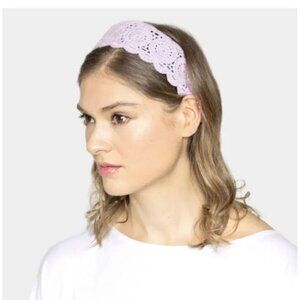 Purple headband , crochet headband , lavender headband , solid crochet headband